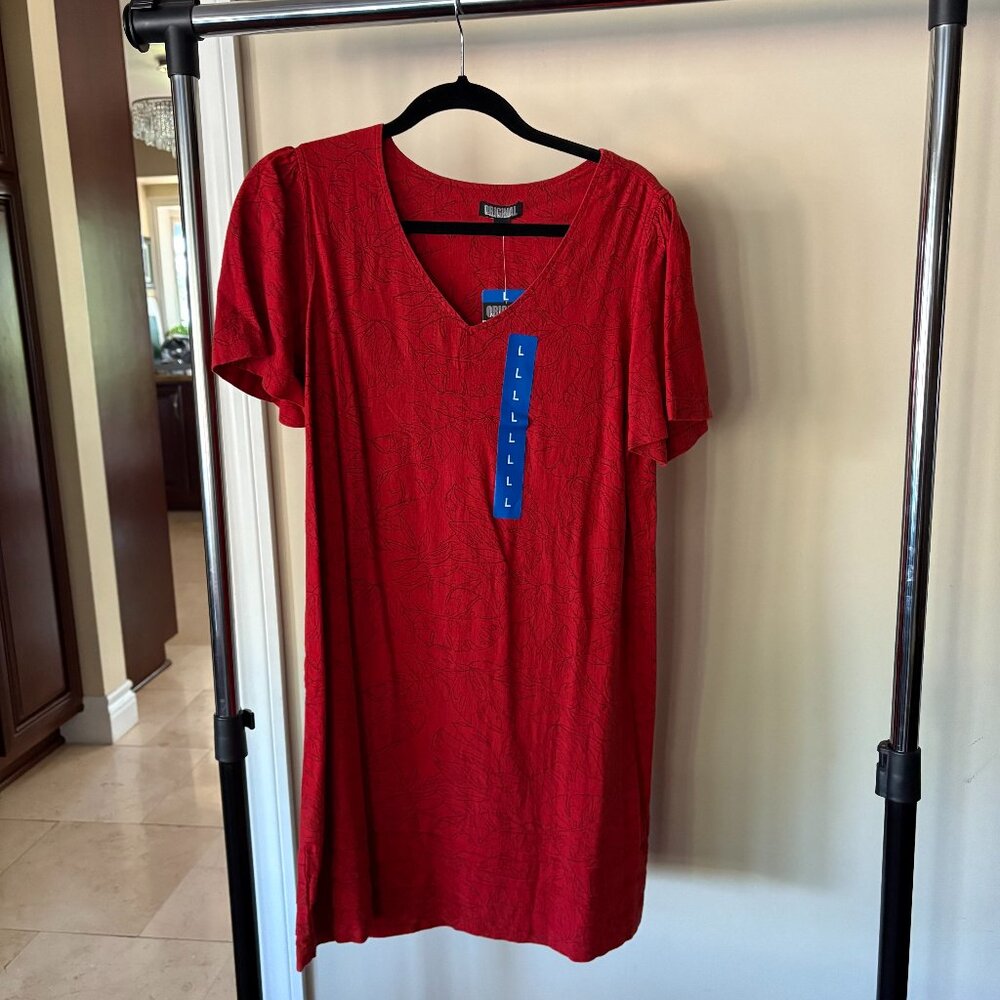 Nicole Miller Linen Blend Dress